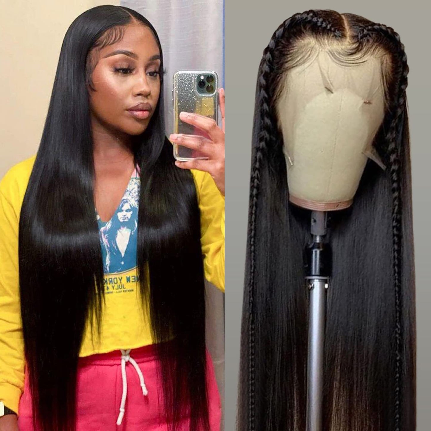 HD Straight Lace Front Wig