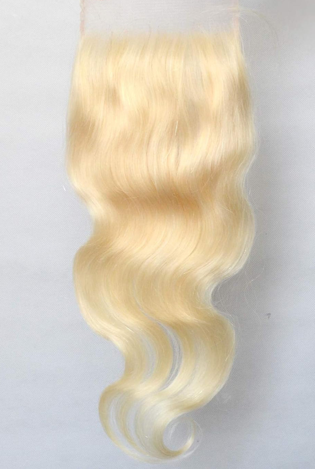 Transparent Blonde Virgin Hair Body Wave Closure