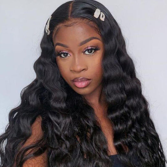 Raw Wavy Transparent Lace Front Wig