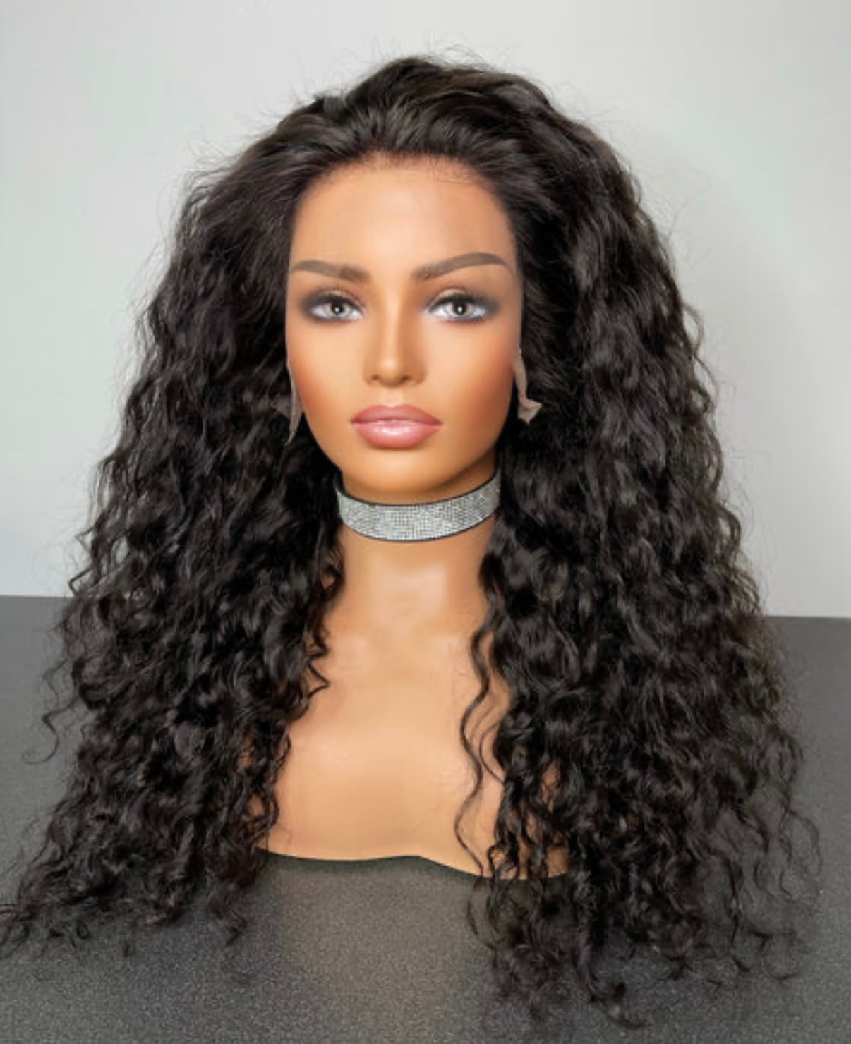 Raw Curly Transparent Lace Front Wig