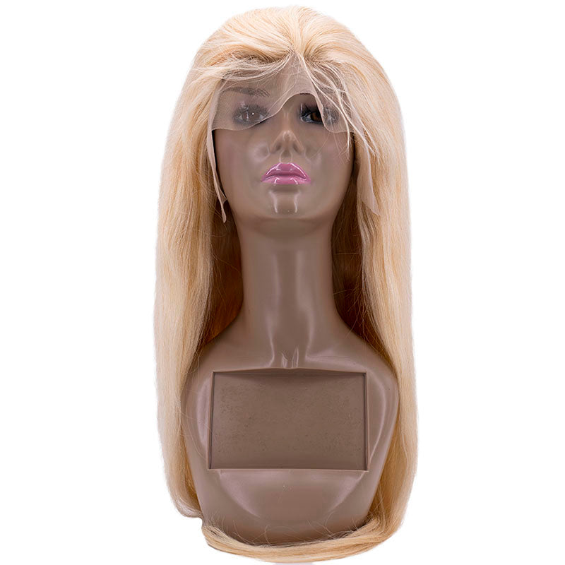 Virgin Blonde Straight 13x4 Lace Front Wig