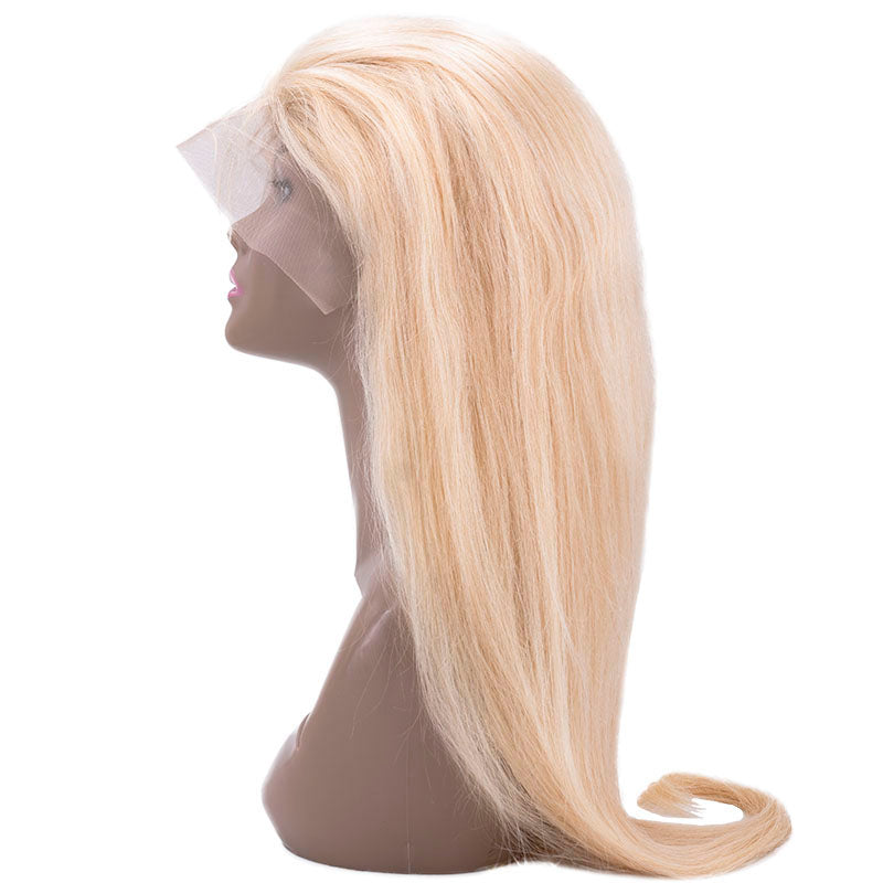 Virgin Blonde Straight 13x4 Lace Front Wig